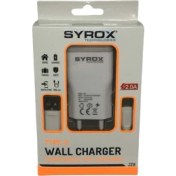 Resim Syrox J28 2.0A Type-C Ev Şarj Cihazı + Kablosu 