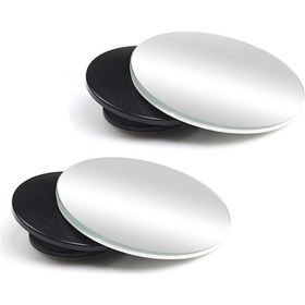 Resim Fosenze Araba Gözlük Açığı Gözlüğü - Cam Kenarsız 360 Döner Mini Yansıta 2 Adet - Geniş Görüş Açısı İle Sürücü Güvenliği Sağlar 