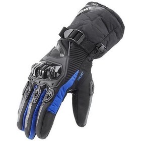 Resim Suomy Motosiklet Eldivenleri - Su Geçirmez, Rüzgar Geçirmez, Kışlık, Dokunmatik Ekran Uyumlu - Mavi-m 