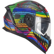 Resim CGM 311 X Blast Skull Kapalı Motosiklet Kaskı - XL 