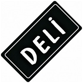 Resim Deli Yazılı Sök-tak-pratik Vantuzlu Yeni Nesil Dekor Plaka 