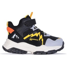 Resim Skuaıter Lukas Syh-sarı Cırtlı Kışlık Erkek Çocuk Bot Siyah 