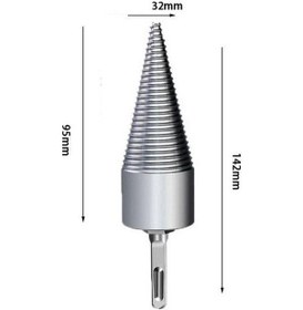Resim Rekotools-ahşap Şöminelik Odun Kütük Ayırma Yarma Matkap Ucu 32 M 