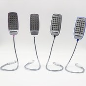 Resim 28LED Süper Parlak USB Fişli Gece Lambası Anahtarlı Taşınabilir Bilgisayar Okuma Lambası 