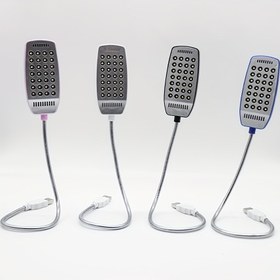 Resim 28LED Süper Parlak USB Fişli Gece Lambası Anahtarlı Taşınabilir Bilgisayar Okuma Lambası 