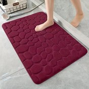 Resim Ultra-Yumuşak Mercan Polar Banyo Matı - Kaymaz, Hızlı Kuruyan & Emici, Duş & Küvet İçin Mükemmel 