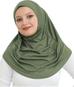 Resim Modish Group Hazır Giyim Türban Yumuşak Başörtü Şal - Haki 