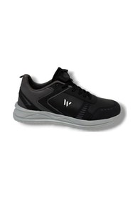 Resim Magg Point 5310-26 Deri Trend Erkek Sneaker Siyah Gümüş 45-47 Siyah 