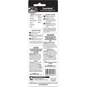 Resim Jb Weld Tankweld™ Epoksi Macun - 2 Oz Çelik Takviyeli Hızlı Metal Yapıştırıcı Epoksi Macun 
