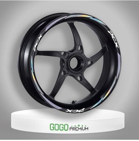 Resim Gogo Jant Şeridi Hologramlı Iı 1 Set Honda Pcx 
