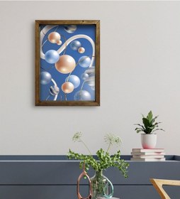 Resim Bk Gift Otel Odası Konseptli Doğal Masif Ahşap Çerçeveli Tablo 45 (551119700) 