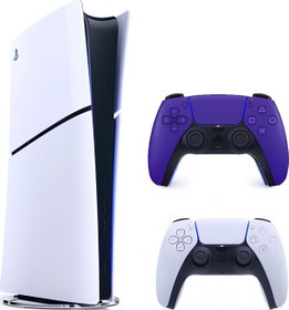 Resim Sony PLAYSTATİON 5 SLİM DİJİTAL EDİTİON +2. MOR DUALSENSE 