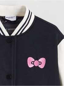 Resim LC Waikiki Özmarka Yeni Sezon Hello Kitty Baskılı Kız Çocuk Kolej Ceket 