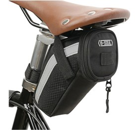 Resim B-Soul Bisiklet Çanta Elektrikli Scooter Koltuk Altı Sele Çantası Su Geçirmez 