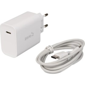 Resim ZORE Xmac Serisi X6 Type-C To Type-C Ev Şarj Aleti - 20W Hızlı Şarj, Yeni Nesil Performans 