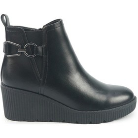 Resim Polaris 326080.z 5pr Siyah Kadın Dolgu Topuk Bot 000000000102054709 Siyah 