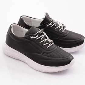 Resim Dgn 2024 Kadın Bağcikli Lazer Comfort Ayakkabi Siyah 