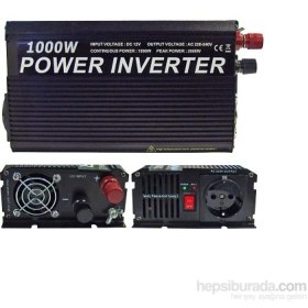 Resim Space İnverter Dönüştürücü USB'li 1000W-12-220V / ICCA91 