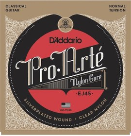 Resim D'addario Ej45 Normal Tension Takım Tel Klasik Gitar Teli 