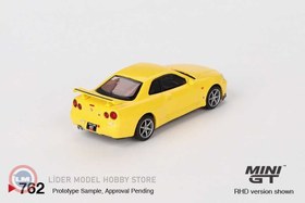 Resim 1:64 1999 Nissan SKYLINE GT-R (R34) VSPEC LIGHTNING YELLOW 