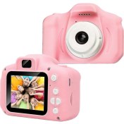 Resim Longsdom Dijital Fotoğraf Makinesi Çocuk Mini 1080P Hd Kamera Selfie 