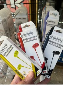 Resim Concord 3 adet renkli microfonlu kablolu kulaklık e1 