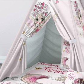 Resim instababyrooms Çocuk Oyun Çadırı Peri, Unicorn, Sihir Dijital Baskılı 