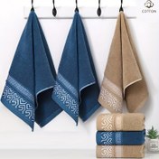 Resim 3'lü Paket Banyo Havluları, Yumuşak | Uygun Fiyatlı Toplu Banyo Havluları, Orta boy havlular 34.01x73.99 cm, Hızlı Kuruyan Emici Yüz ve Banyo Havluları için Banyo, Yüzme, Koşu, Spor Salonu, Yoga | Banyo Havlu Seti, Banyo Dekoru (Mavi|Kahverengi) süpermarket hediyesi 