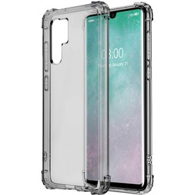 Resim Blogy P30 Pro ile Uyumlu Crystal Fit Kılıf Smoke Black 