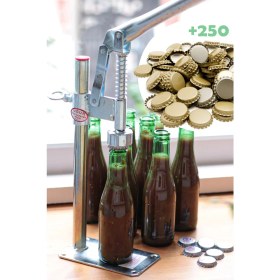 Resim Morpanya Şişe Kapatma Aleti Soda Gazoz Şişe Kapak Kapatma Makinesi 250 Adet Kapak MP159 