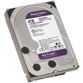 Resim WD WD 4TB PURPLE WD43PURZ 256MB 5400RPM SATA-3 GÜVENLİK DİSKİ 