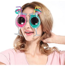 Resim Kokteyl Temalı Hawaii Yaz Partisi Gözlüğü 