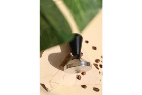 Resim Mujo Coffee Tamper 58MM Siyah Saplı 