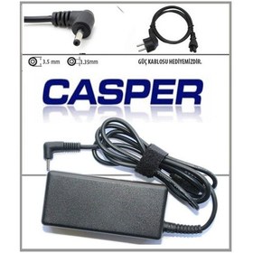 Resim Casper Uyumlu 19V 2.1A 40W 3.5 X 1.35 Adaptör 