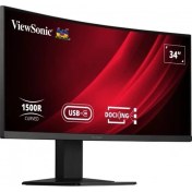Resim Vıewsonıc 34" Va VG3419C 0.4ms 120HZ Hdmı-Dp Kavıslı Dockıng Monitör 3440X1440 