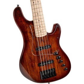 Resim Cort GB-FUSION5ABB Bas Gitar | 5 Telli Aktif - Amber Blue Burst 