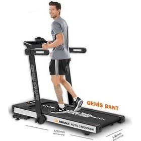 Resim Hattrıck Auto Cardıo5000 3hp Otomatik Eğim Koşu Bandı Siyah 