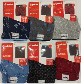 Resim Yıldız 43 Erkek Havlu Bel Desenli Boxer 9 Adet 001 
