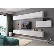 Resim Venüs Tv Ünitesi Tv Sehbası Alt Modül Beyaz Venüs Tv ünitesi TV s 