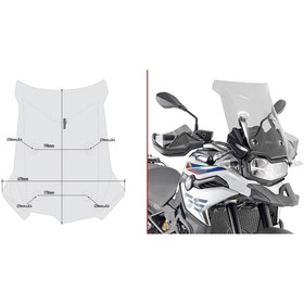 Resim Givi D5127s Bmw F 750 Gs - F 850 Gs (18-19) Rüzgar Siperlik 