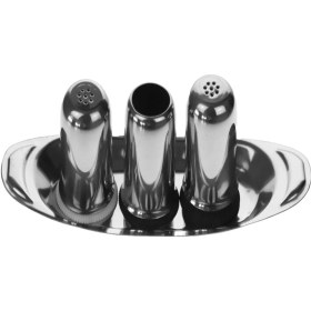 Resim Feyza Design Şık ve Modern Lüx Gondol Tuzluk Takımı, Mutfağınıza Zarafet Katın 