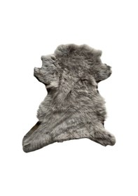 Resim Gerçek Uzun Tüylü Koyun Postu Açik Vizon 