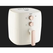 Resim Beyaz Hava Fritözü, Sağlıklı ve Pratik Pişirme Cihazı 