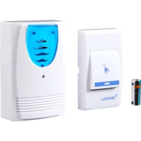 Resim Ayt Powermaster Kablosuz Uzaktan Kumandalı Kapı Zili 32 Melodili Maximum 100 Metre Çekim Mesafesi 