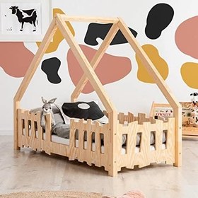 Resim Markaawm Montessori Yatak Bebek Yatak Korumalıklı Star 