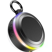 Resim Springsun Siyah Ipx7 Su Geçirmez Bluetooth Hoparlör - Fm Radyo Desteği, 15m Bluetooth Mesafesi, Spor Ve Banyo Kullanıma Uygun 