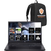 Resim Acer Nitro V 15 Amd Ryzen 5 7535HS 96GB 4tb SSD RTX3050/6GB 15.6" Fhd 144HzWindows 11 Pro Taşınabilir Bilgisayar & Per4 Çanta NHQPFEY002P380 