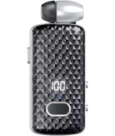 Resim Vothoon Fineblue F588 Bluetooth 5.4 Dijital Göstergeli Makaralı Titreşimli Kulak İçi Kulaklık 