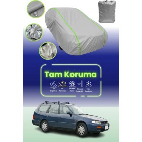 Resim Dokaca Neo Gri Neon Fitilli Toyota Scepter Sw Uyumlu Oto Branda Araba Brandası Koruma Örtüsü 