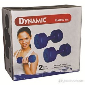 Resim Dynamic 1DYASVİNYL/4K Vinly 4 KG Dambıl 2 Adet 
